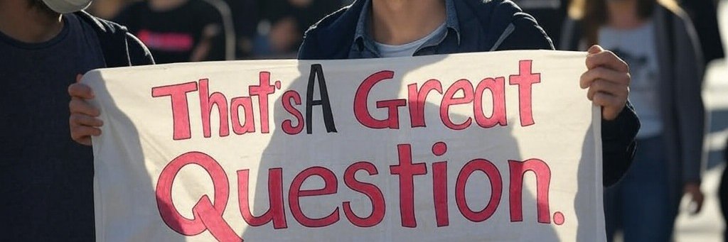 That's A Great Question banner