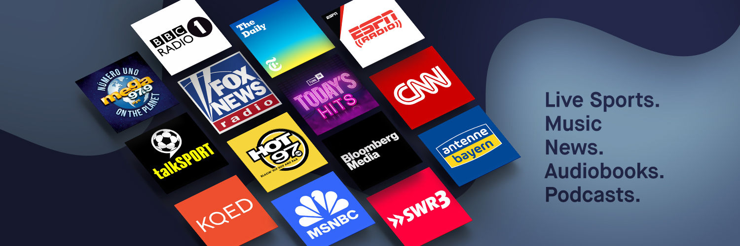 TuneIn's banner