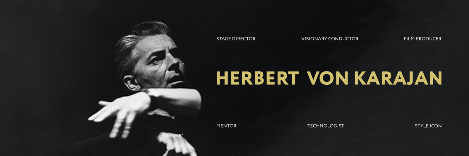 Herbert von Karajan banner
