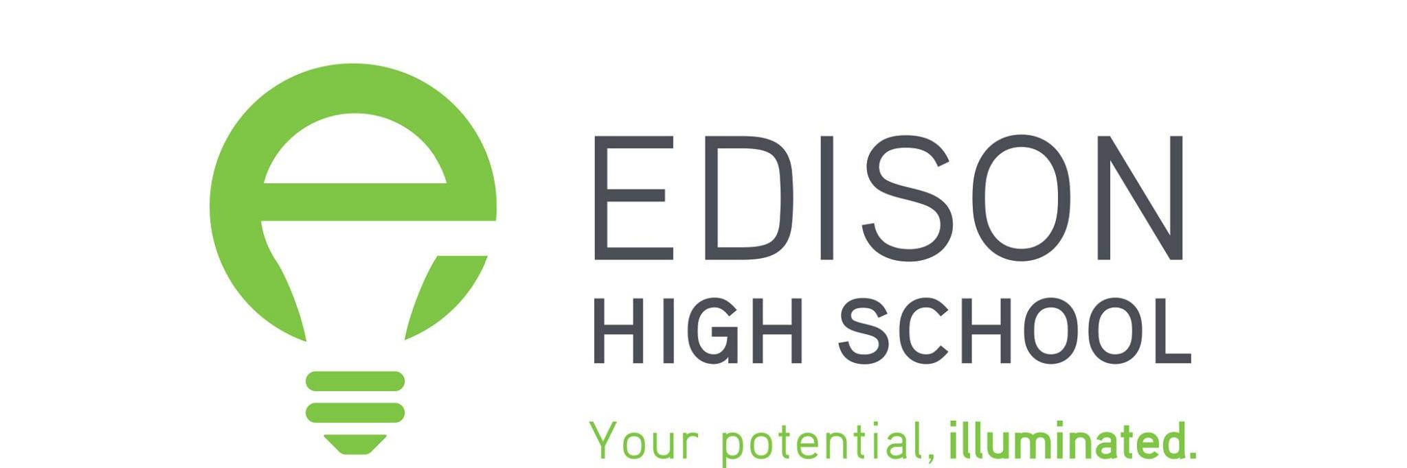 Edison High School banner