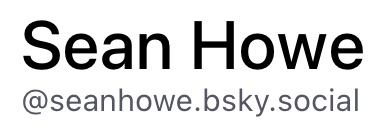 Sean Howe banner