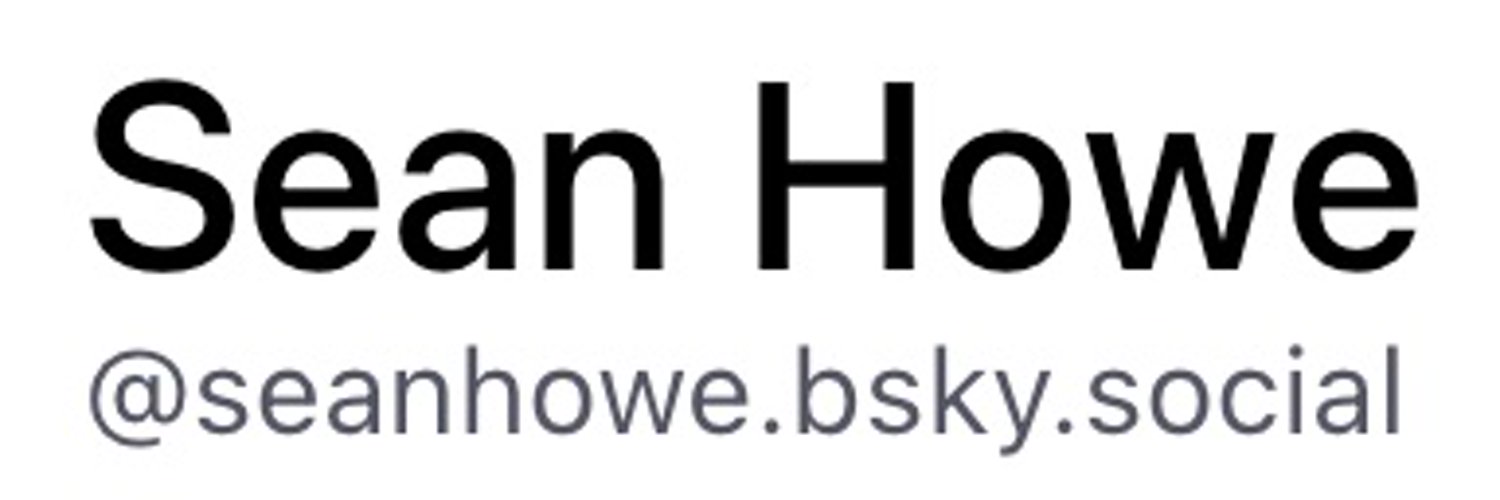 Sean Howe Profile Banner