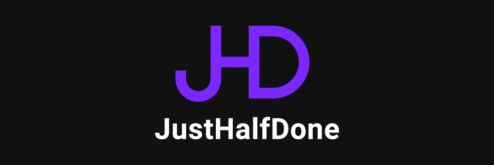 JustHalfDone's profile banner image