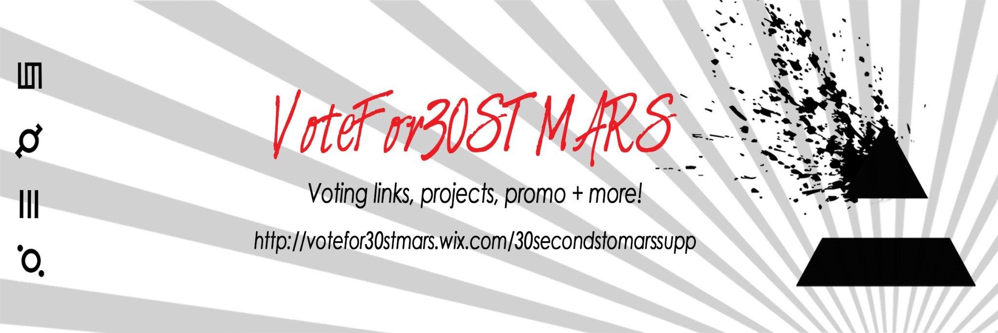 VoteFor30STMARS's profile banner image