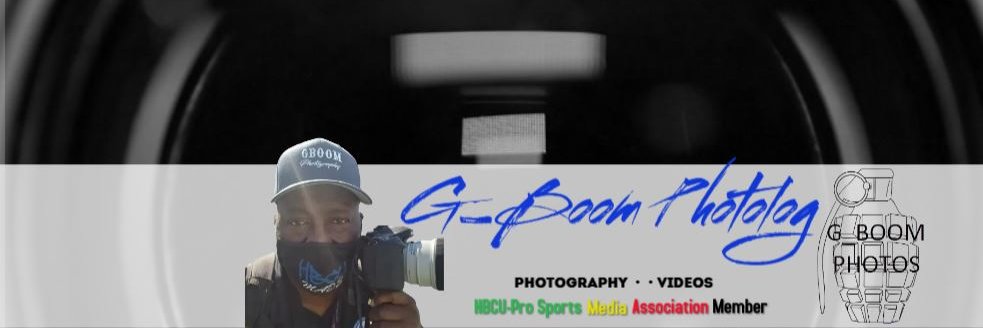 G_Boom ΦΒΣ (HBCU-Pro Sports Media Assoc Member) banner