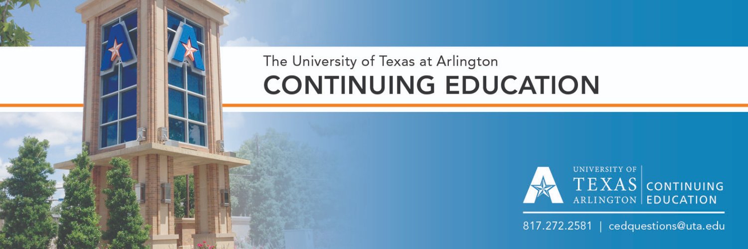UTA Continuing Ed banner
