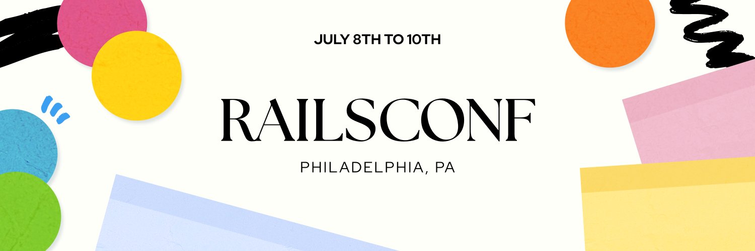 RailsConf's banner