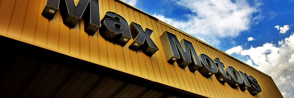 Max Motors banner