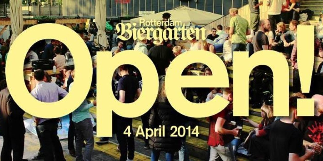 Biergarten banner