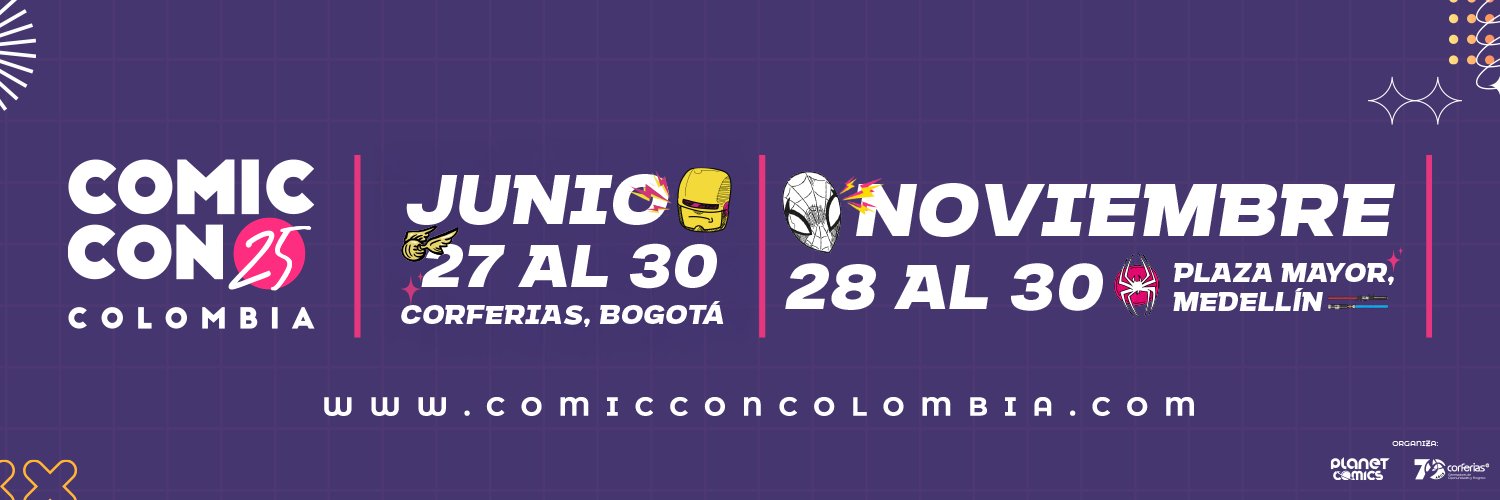Comic Con Colombia banner