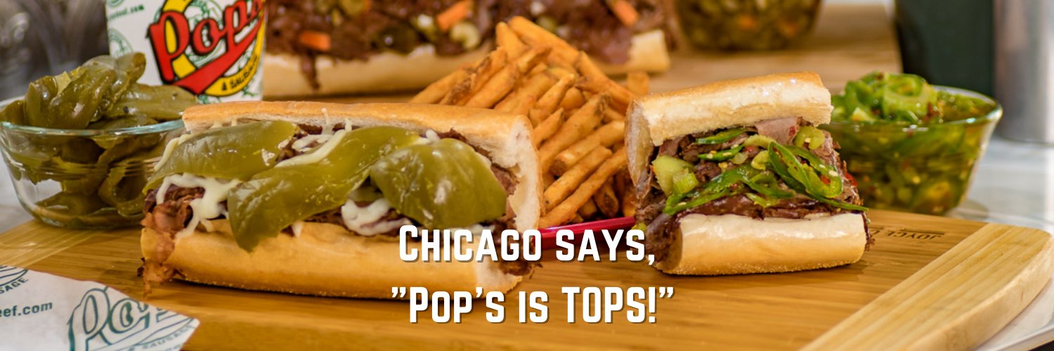 Pops Italian Beef banner