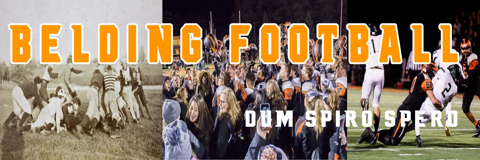 Belding Football banner