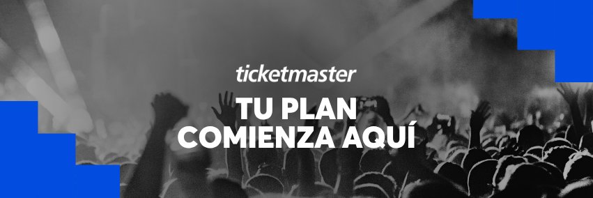 Ticketmaster México banner