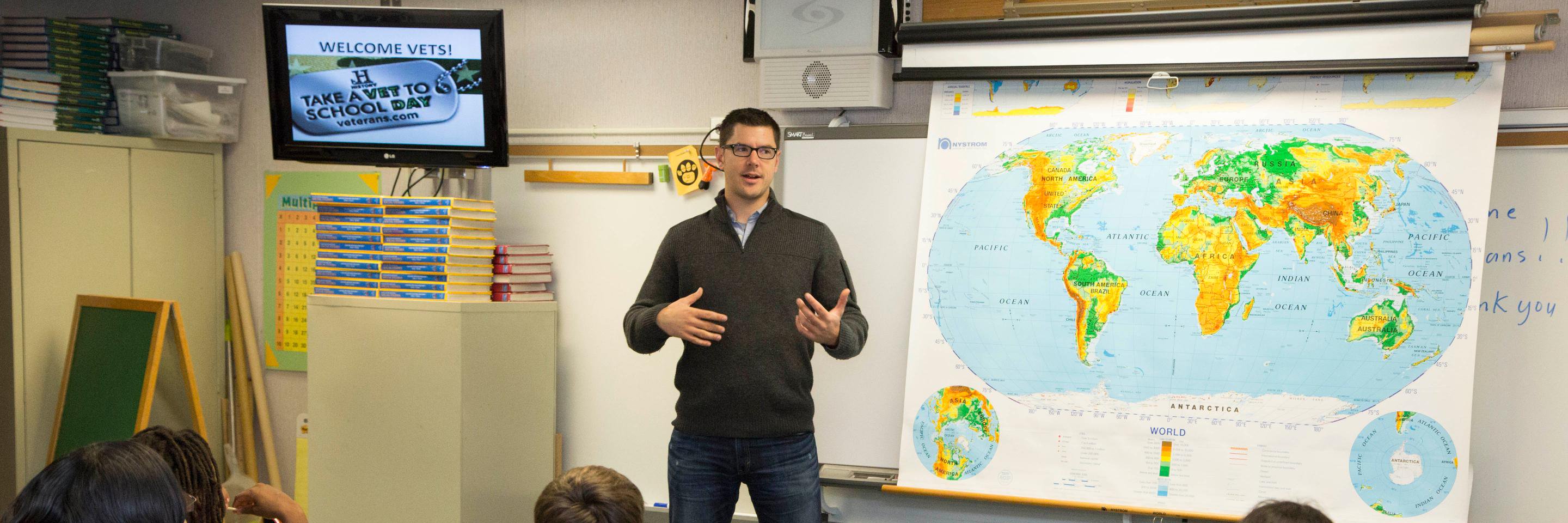 History Classroom banner