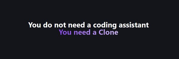 tryClonify Profile Banner