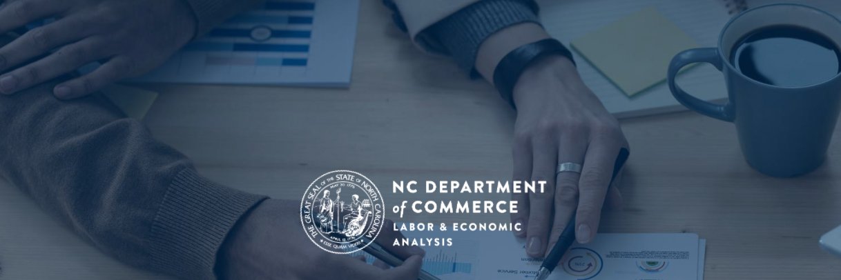 NC Labor & Economic Analysis Division (LEAD) banner