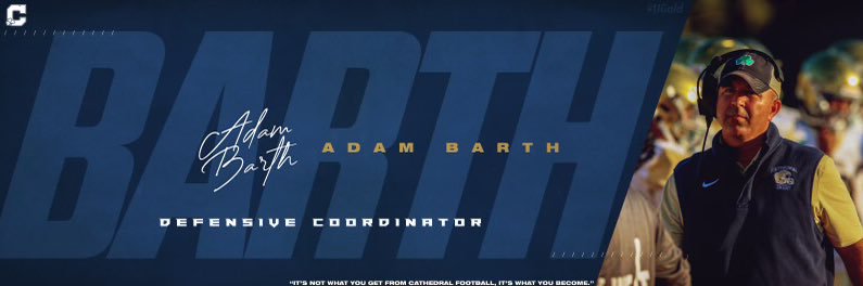 Coach Barth banner