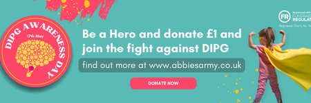 Abbie's Army - Fight DIPG Brain Cancer banner