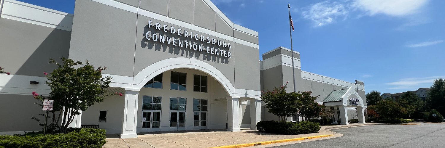 Fredericksburg Convention Center banner