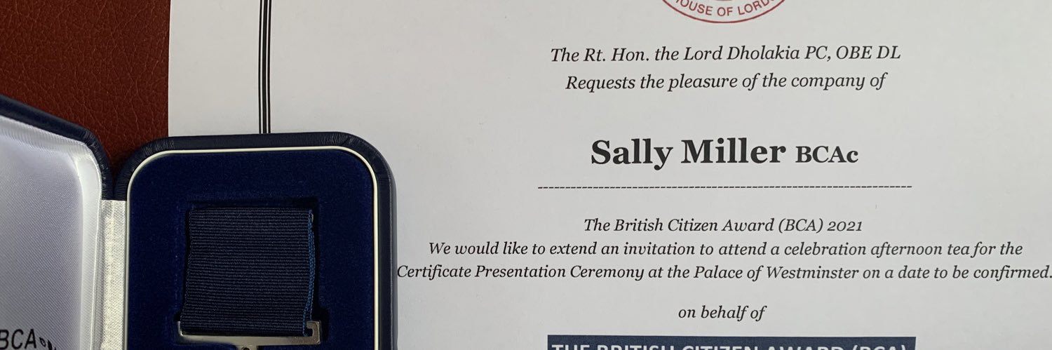 Lady Sally Miller BCAc banner