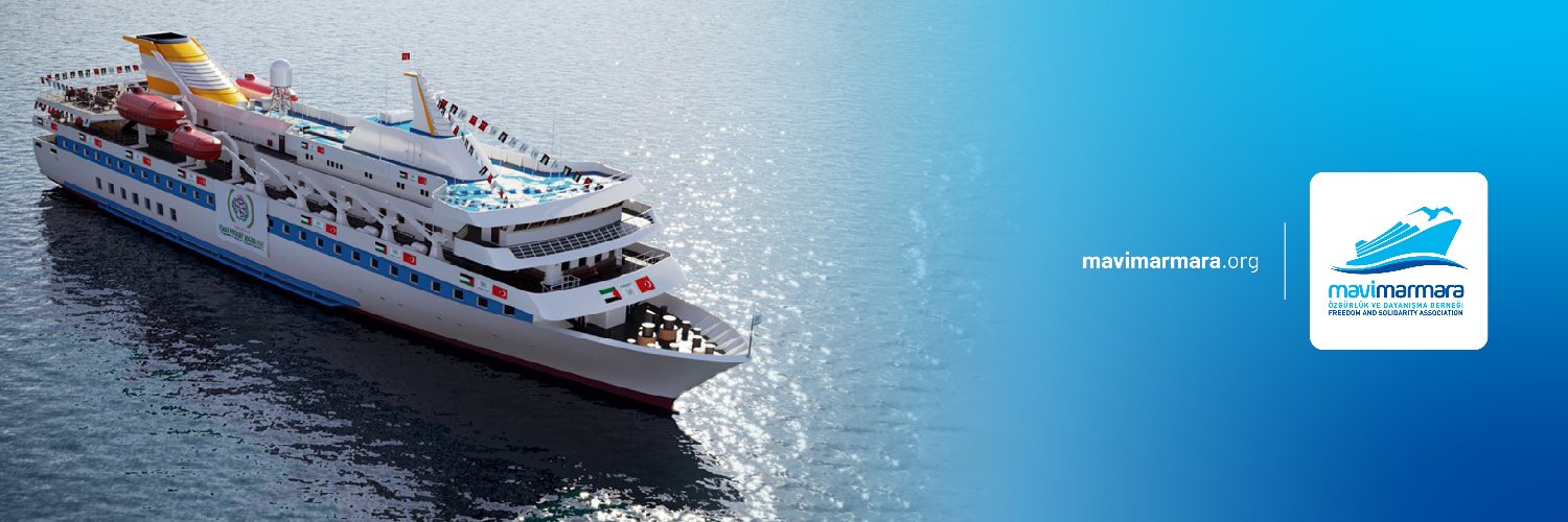 Mavi Marmara's banner