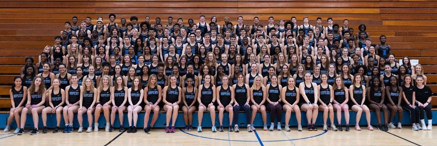 Hopkins Track&Field banner