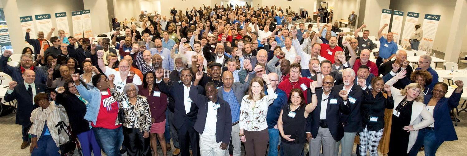 Unions=Power&Step Up banner