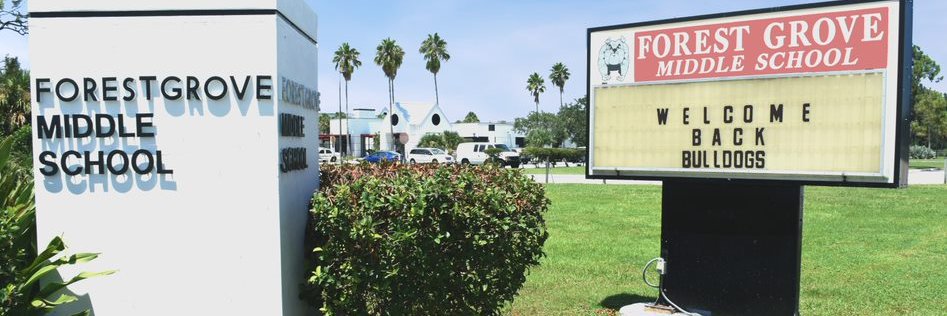 Forest Grove Middle School banner