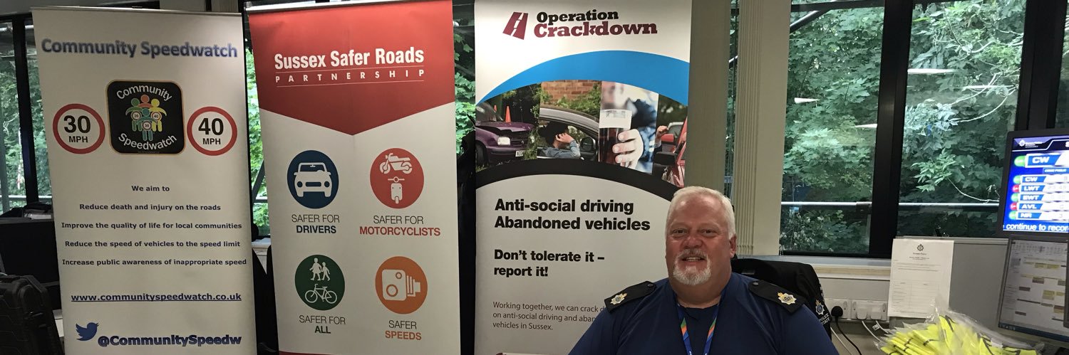 Sussex Speedwatch 📱+🚘=❌ banner