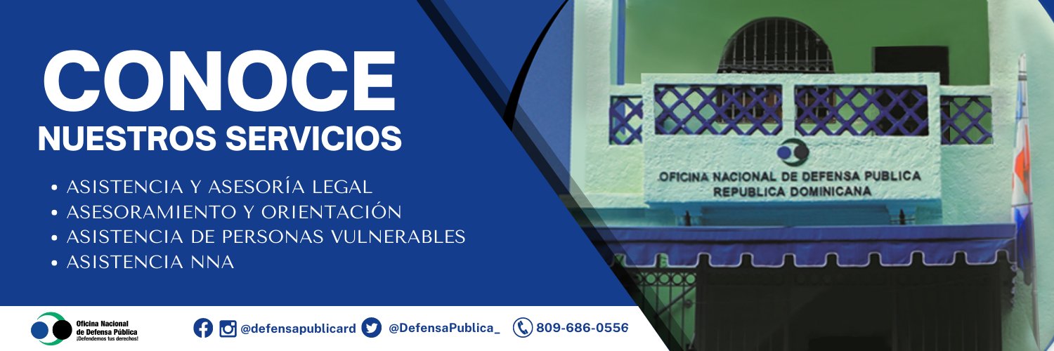 Oficina Nacional de Defensa Pública banner