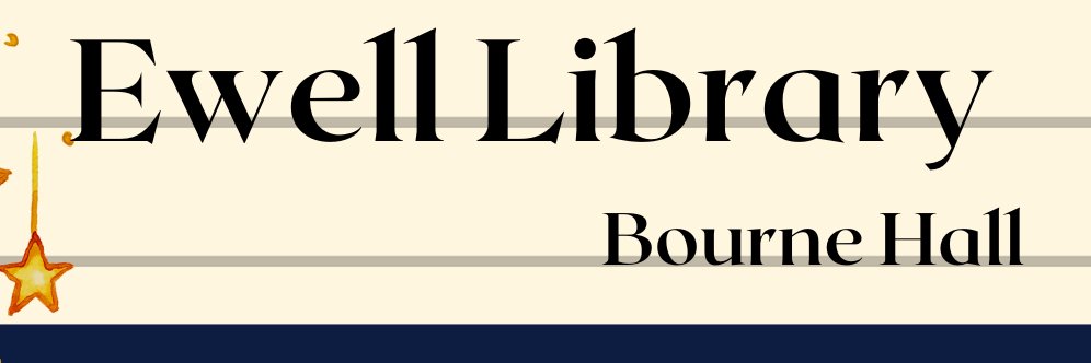 Ewell Library's banner