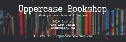 Uppercase Bookshop banner