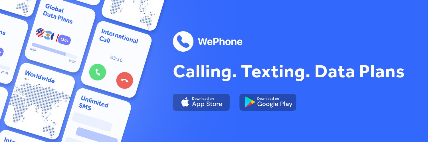 WePhoneApp's profile banner image