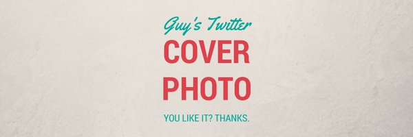 guy Profile Banner