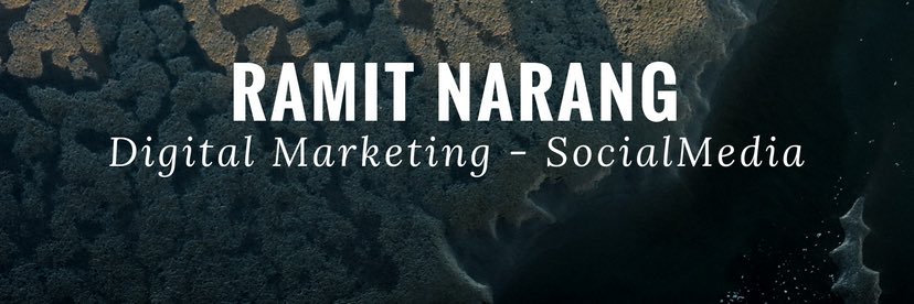 ramitnarang's profile banner image