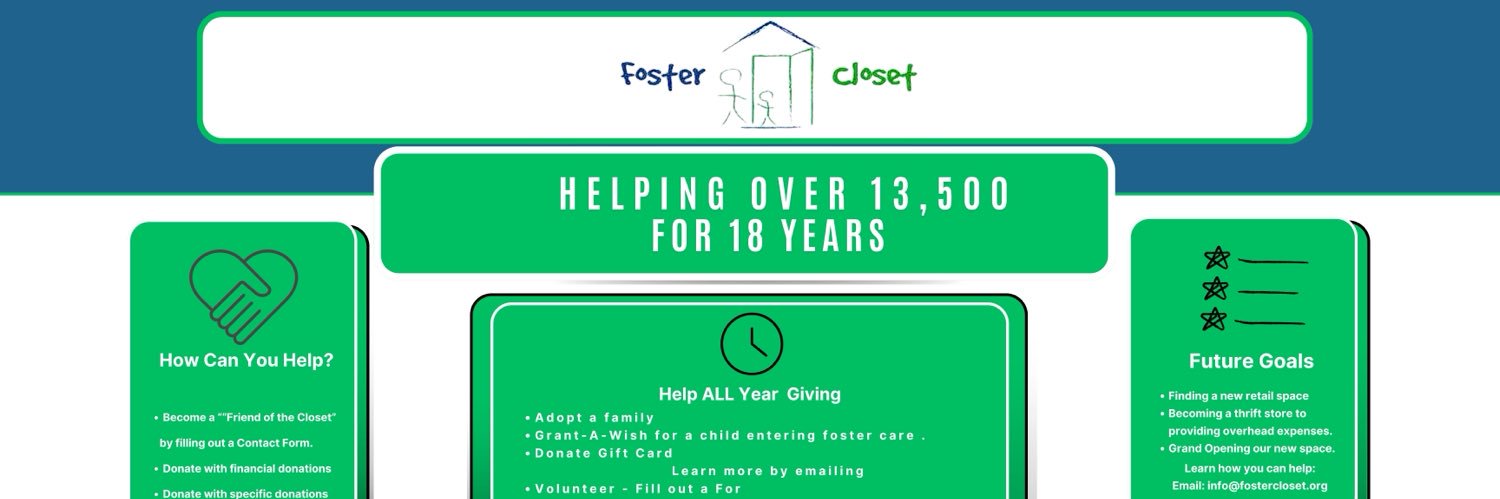 FosterCloset's profile banner image