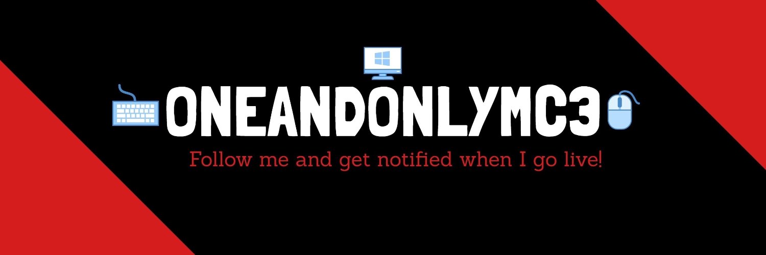 Oneandonlymc3's profile banner image