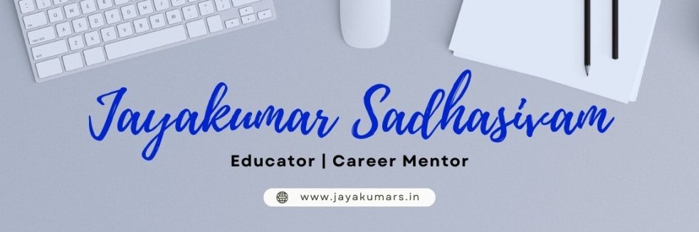 Jayakumar Sadhasivam banner