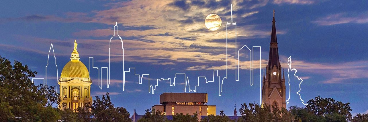 Notre Dame Club NYC banner