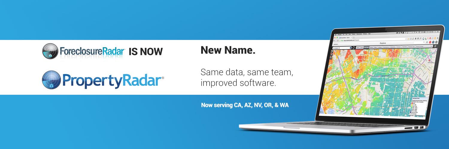ForeclosureRadar banner