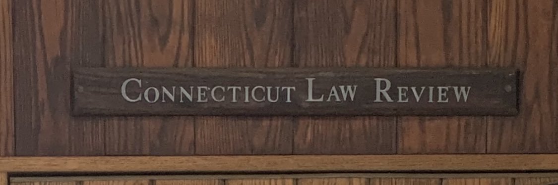 Connecticut Law Review banner