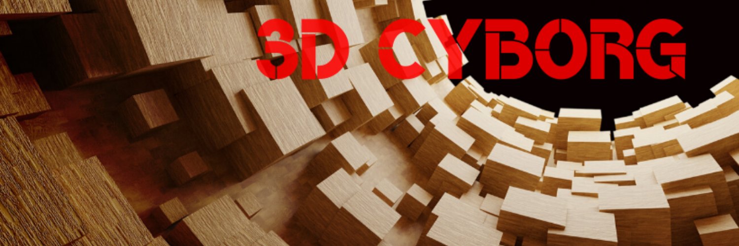 3D Cyborg banner