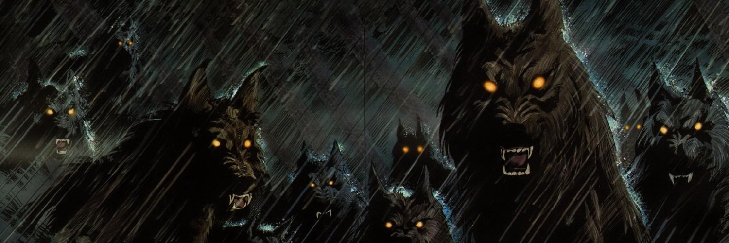 Anubis Wolf Crow banner