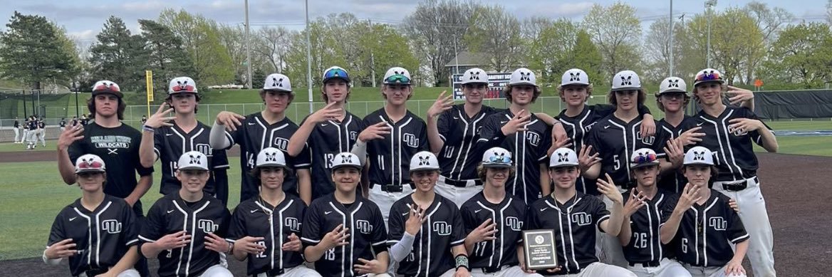 Millard West JV Baseball banner