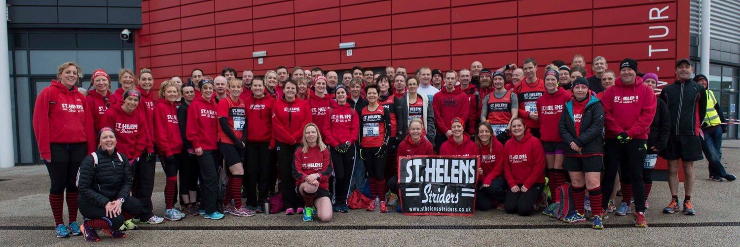 St Helens Striders banner