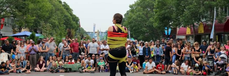 Centrefest Street Performer Festival banner