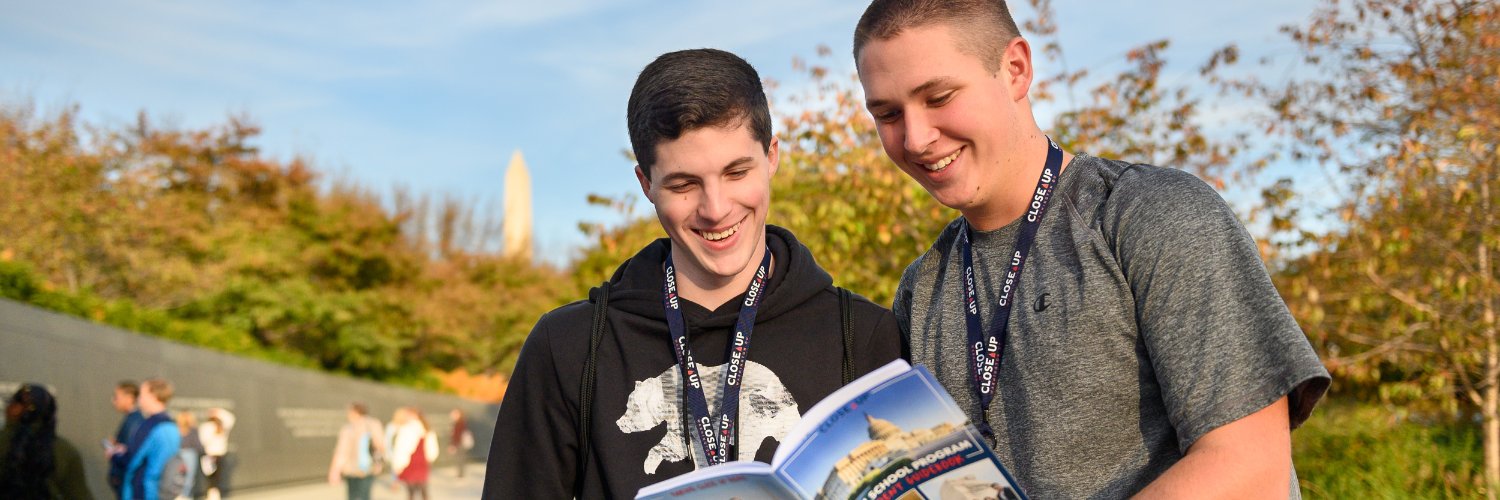 Close Up Washington banner