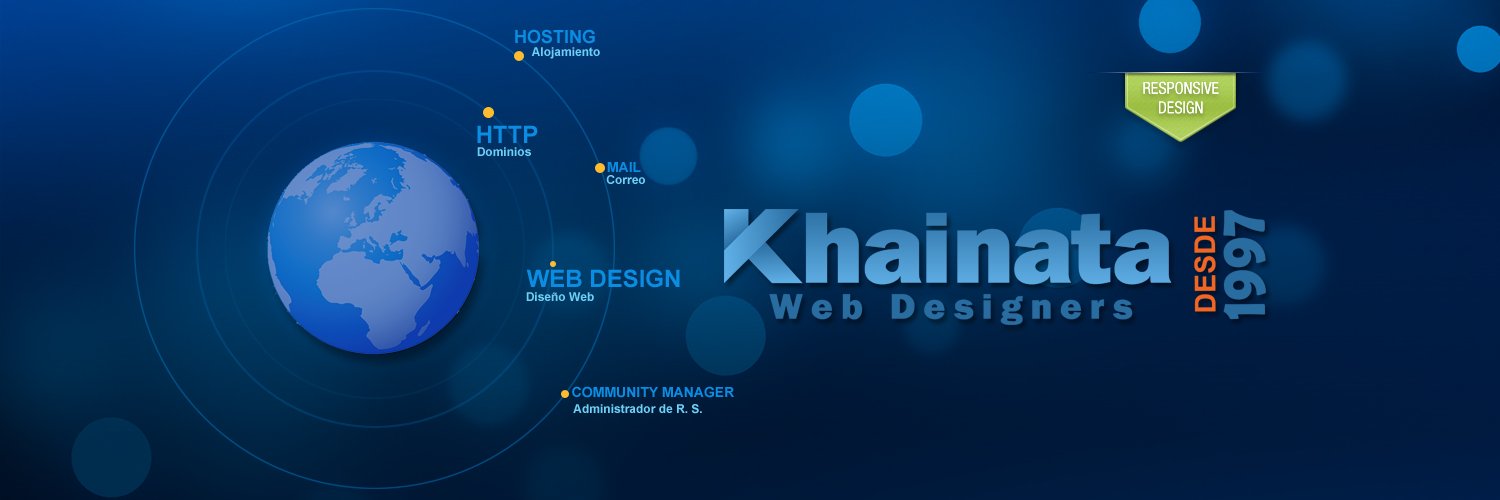 Diseño páginas Web | Khainata | Hosting Bolivia banner