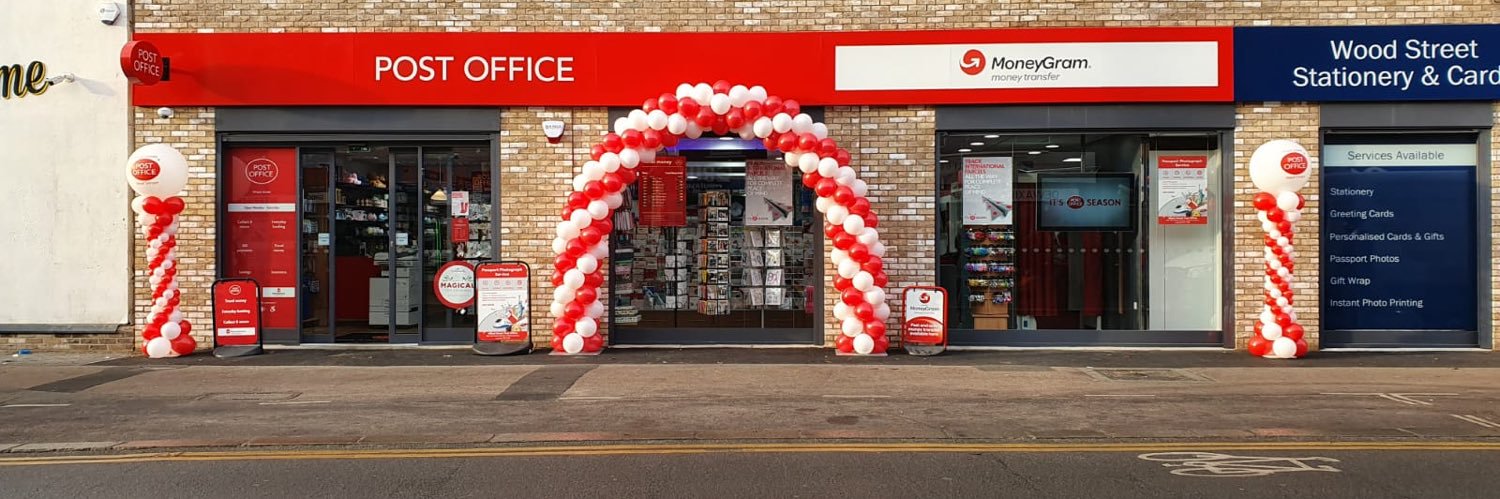 Wood St Post Office banner