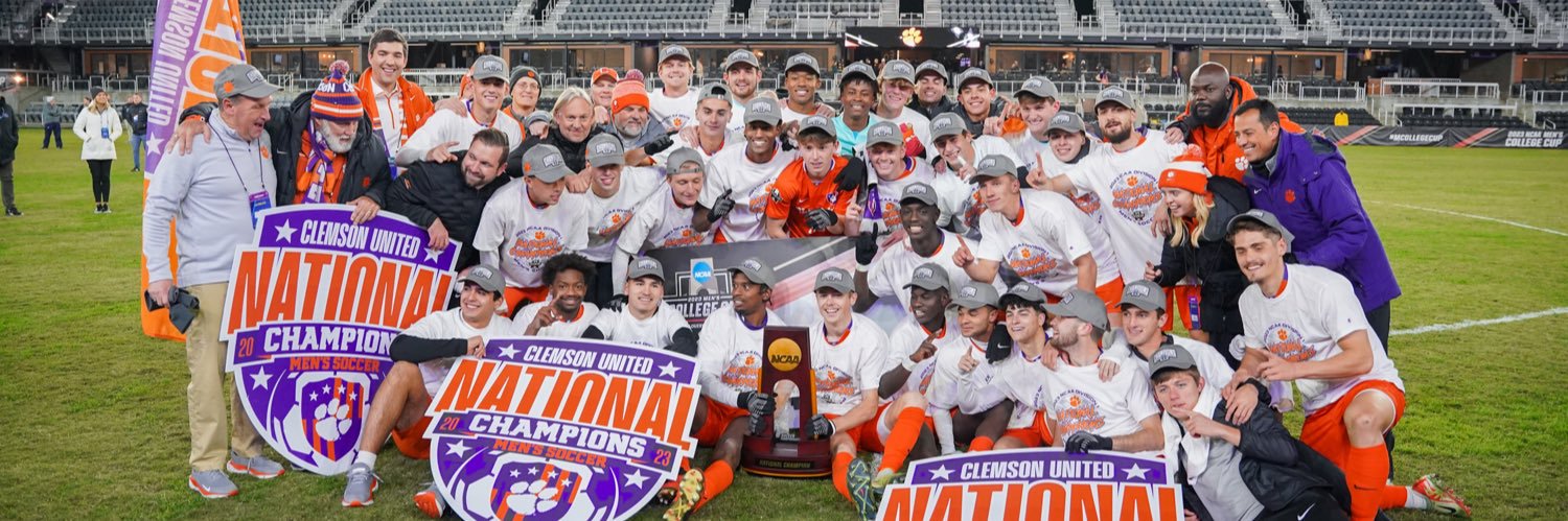 Clemson Men's Soccer banner